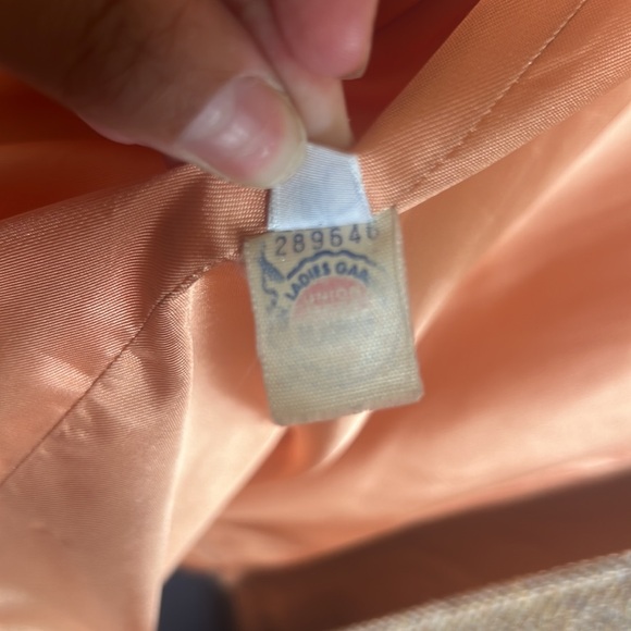 Liz Claiborne Vintage Union Made Wool Jacket w/ Herringbone detail - Picture 7 of 11